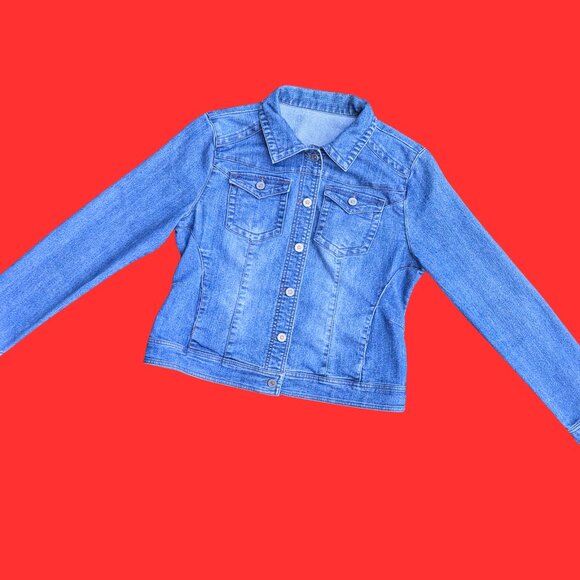 SOLD Handmade, Upcycled Stephen King's It The Movie Denim Jacket Size M - Picture 4 of 4